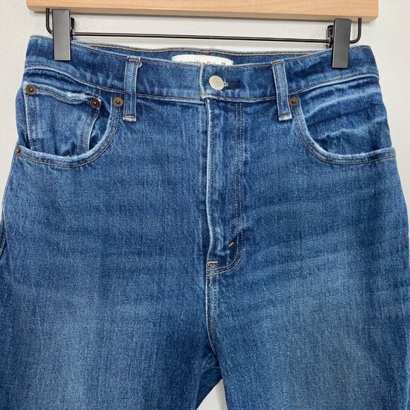 Abercrombie & Fitch Jeans Womens 26 Short Blue 70s Vintage Flare Retro Boho - Picture 3 of 10